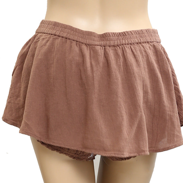 Free People Mid-rise Pull-on Mini Skort Shorts