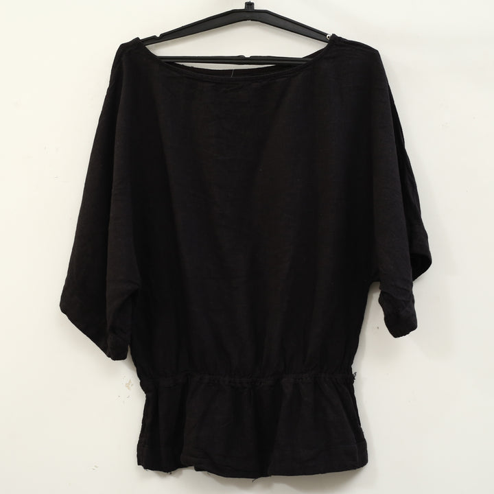 Free People Free Est Sylvie Linen Tunic Top