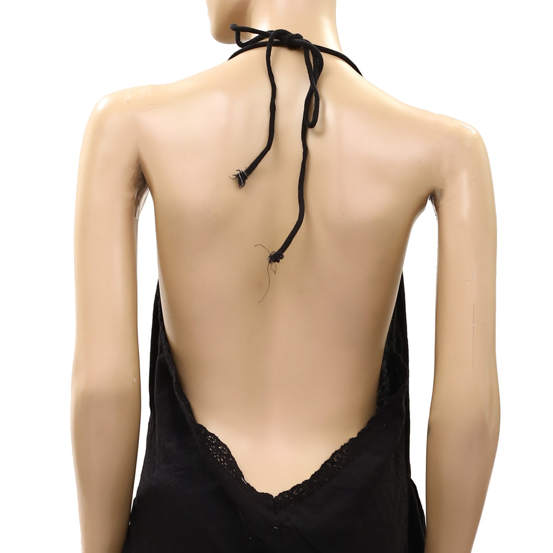 Free People Free-est Sandshell Linen Sunburst Mini Dress