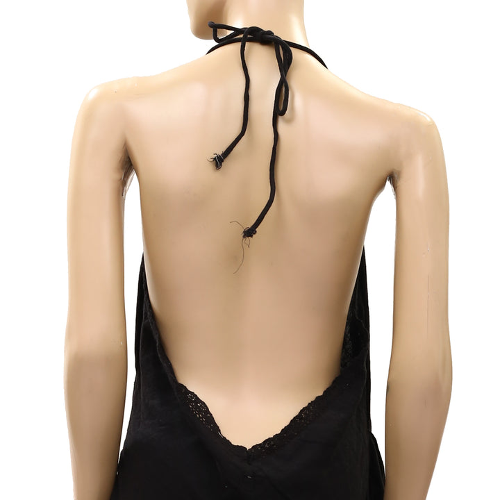 Free People Free-est Sandshell Linen Sunburst Mini Dress