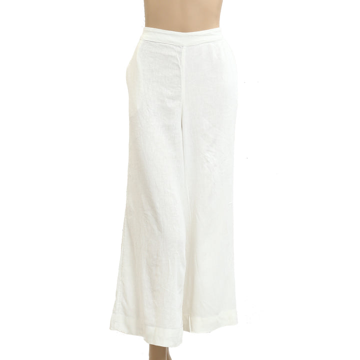 Free People Wide Leg High Waisted Trouser Pants
