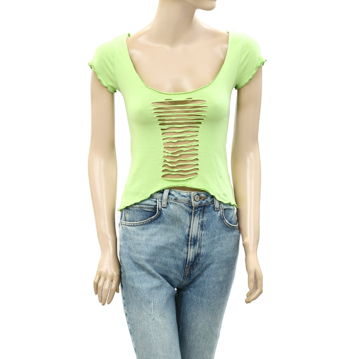 Urban Outfitters UO Cut-Out T-Shirt Blouse Top