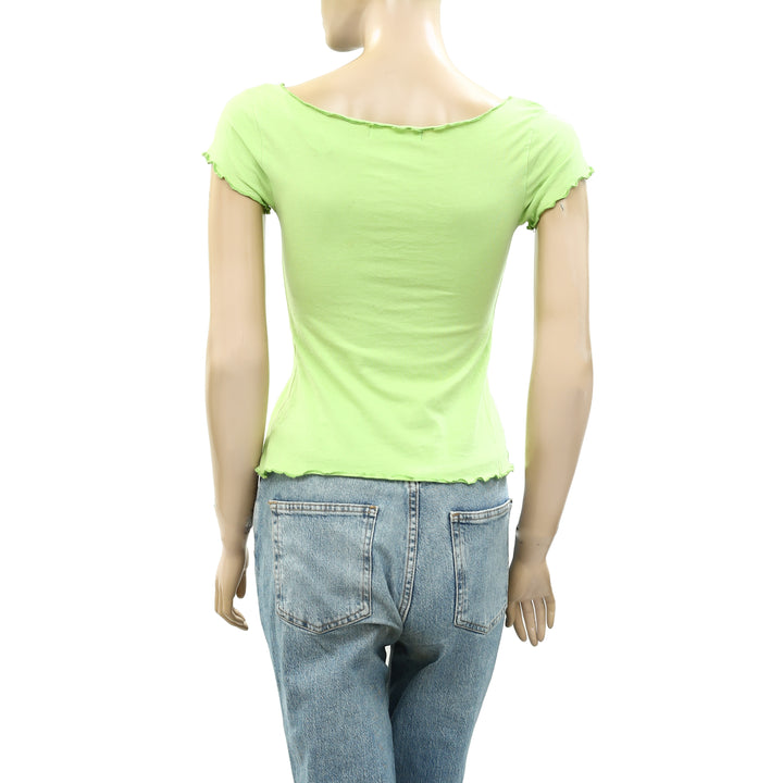 Urban Outfitters UO Cut-Out T-Shirt Blouse Top