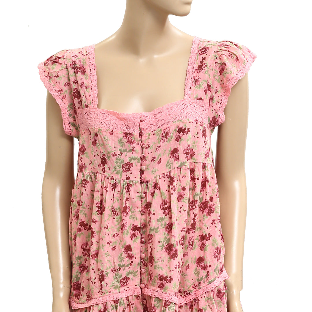 Free people Alessia Print Mini Dress