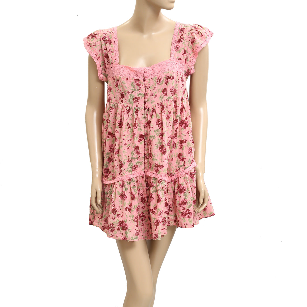 Free people Alessia Print Mini Dress