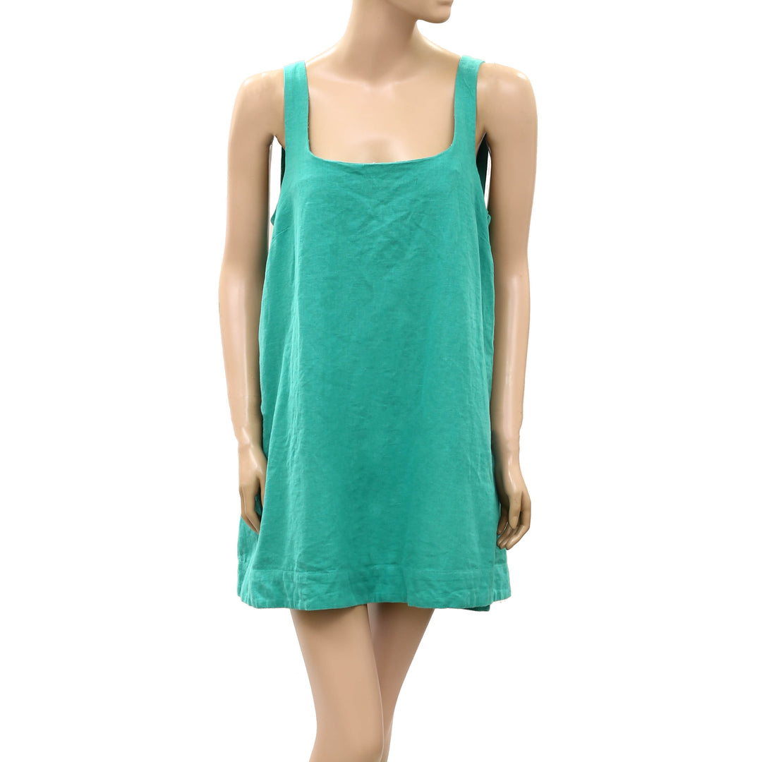 Free People Free-est Breezy Linen Mini Dress