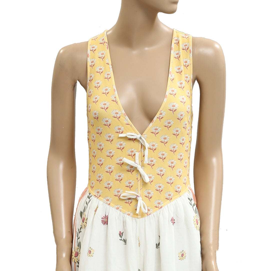 Free People Bali Honeydew Jumpsuit