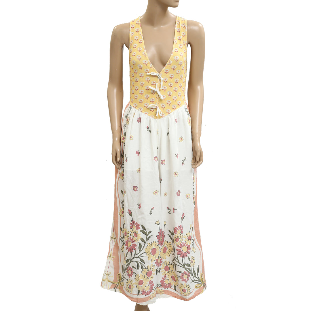 Free People Bali Honeydew Jumpsuit