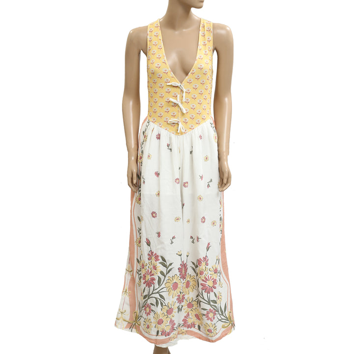 Free People Bali Honeydew Jumpsuit