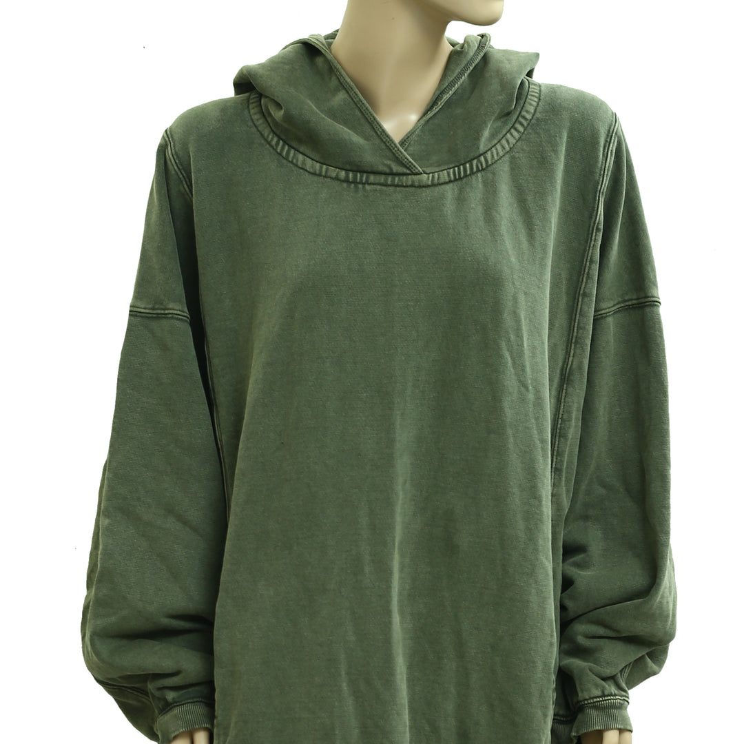 Free People We The Free Maxi Hoodie Sweatshirt Dress