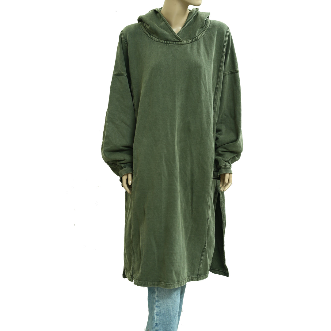 Free People We The Free Maxi Hoodie Sweatshirt Dress