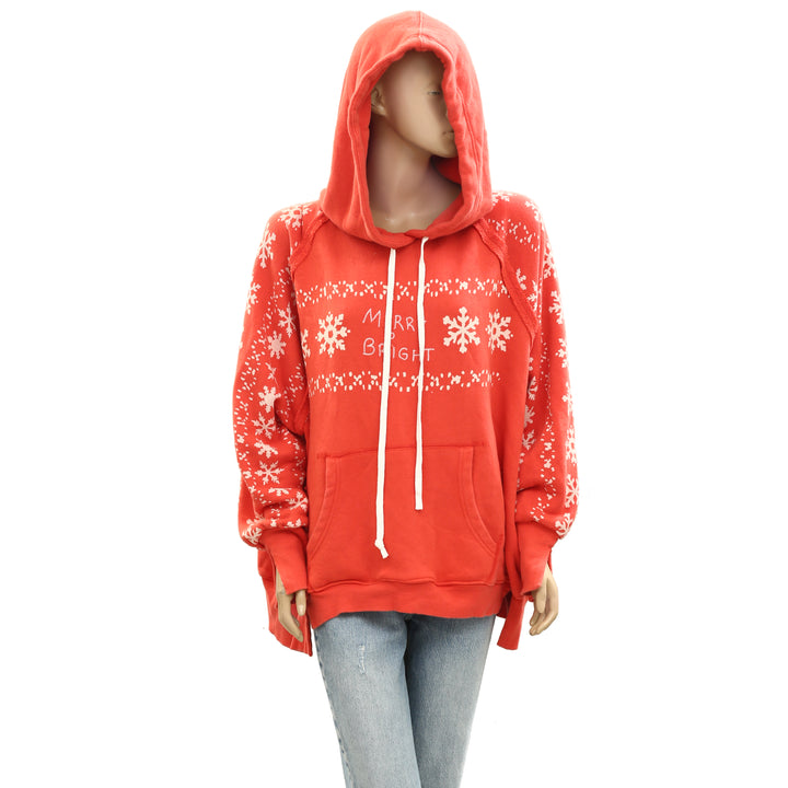 Free People Keepsake Hoodie Sweatshirt Top