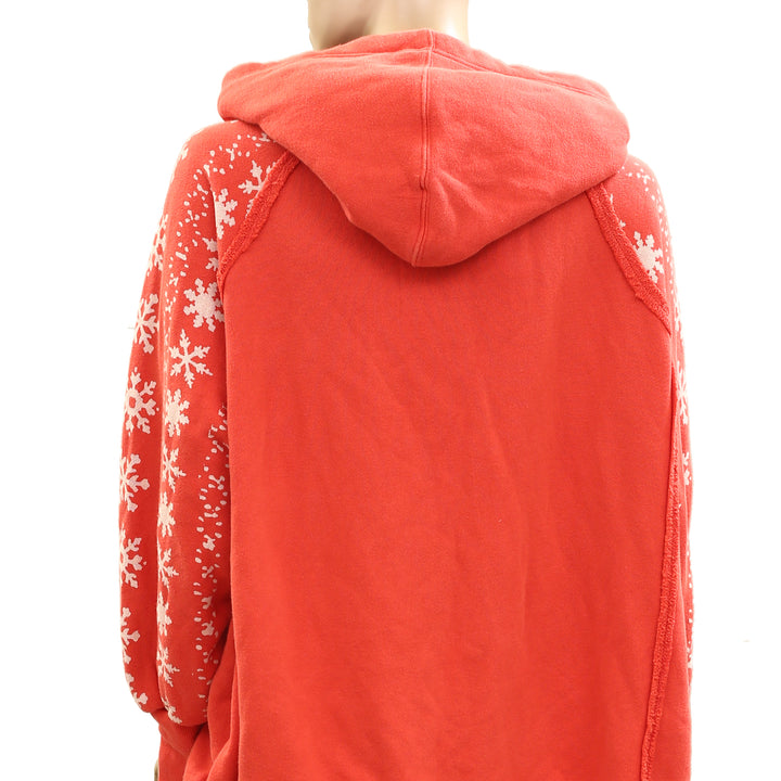 Free People Keepsake Hoodie Sweatshirt Top