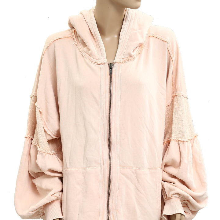 Free People Oversized Ribbed Sweatshirt Top