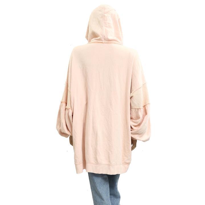 Free People Oversized Ribbed Sweatshirt Top