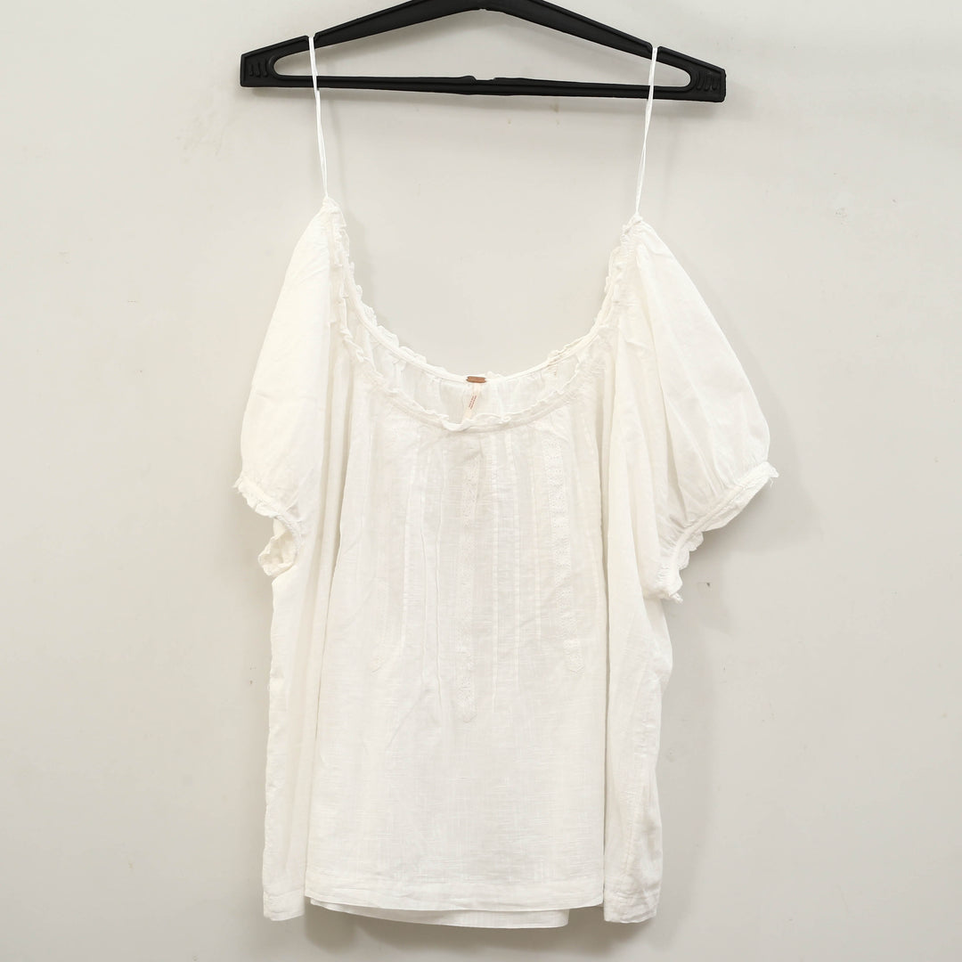 Free People Lace Blouse Top