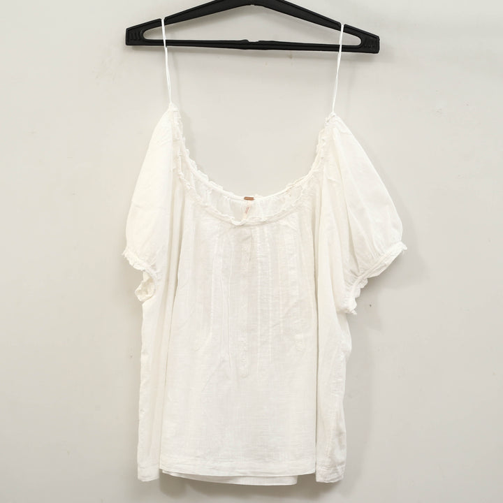 Free People Lace Blouse Top