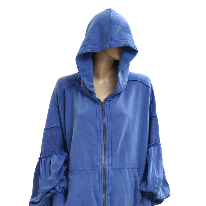 Free People Oversized Ribbed Sweatshirt Top