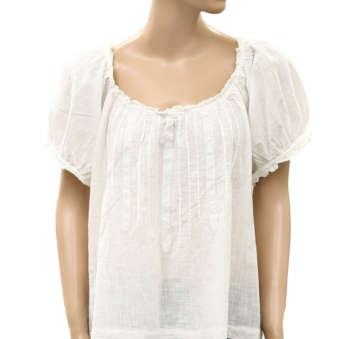 Free People Lace Blouse Top