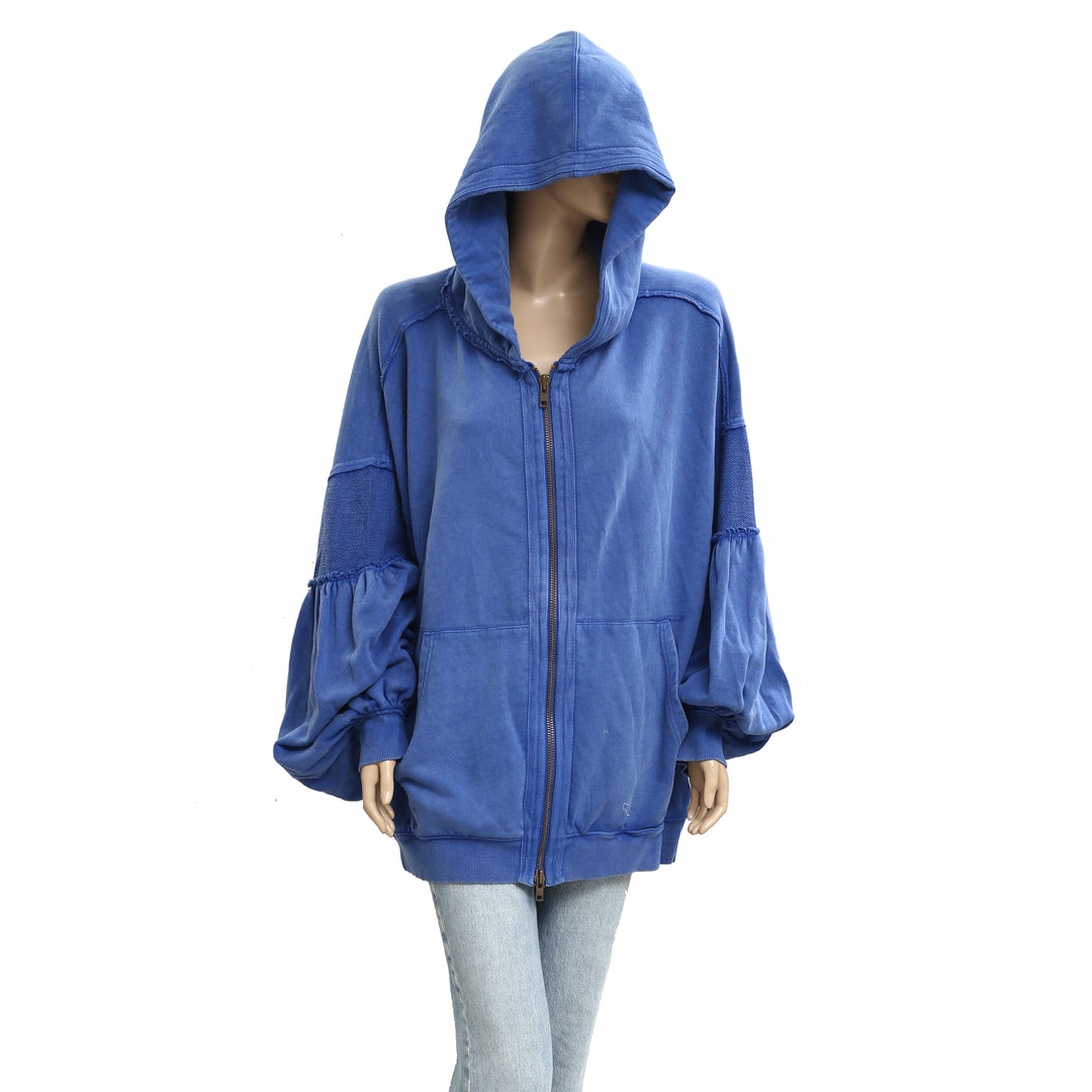 Free People Oversized Ribbed Sweatshirt Top