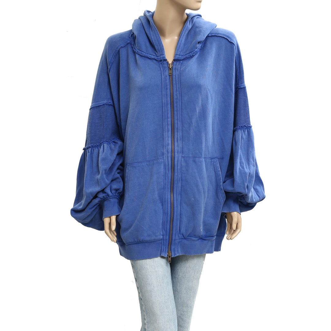 Free People Oversized Ribbed Sweatshirt Top