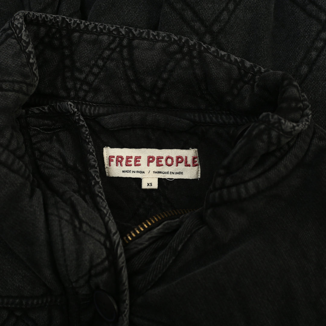 Free People Juno Quilted Jacket Top