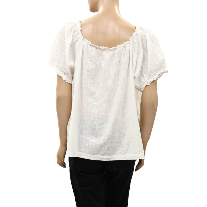 Free People Lace Blouse Top