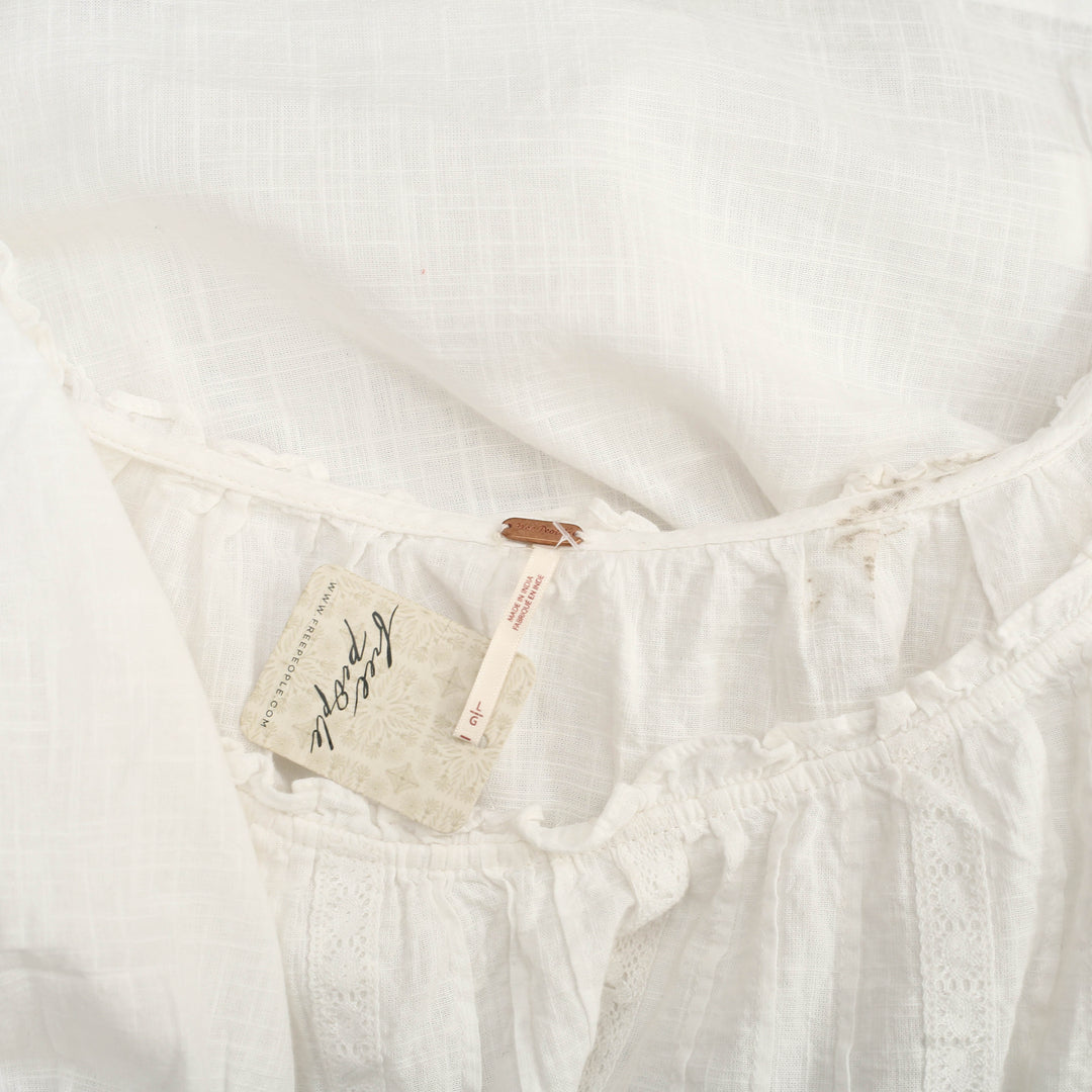 Free People Lace Blouse Top