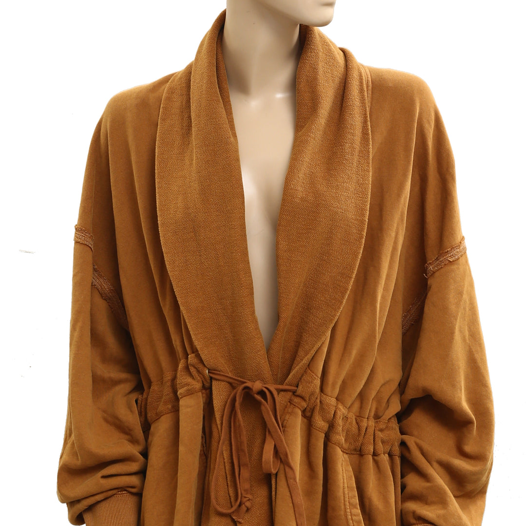 Free People Boothbay Sweatshirt Jacket Cardi Top