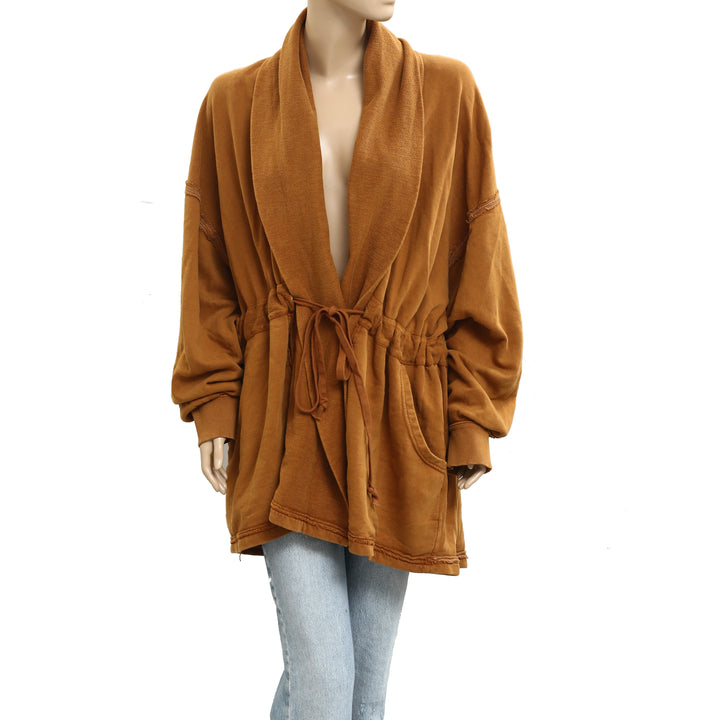 Free People Boothbay Sweatshirt Jacket Cardi Top