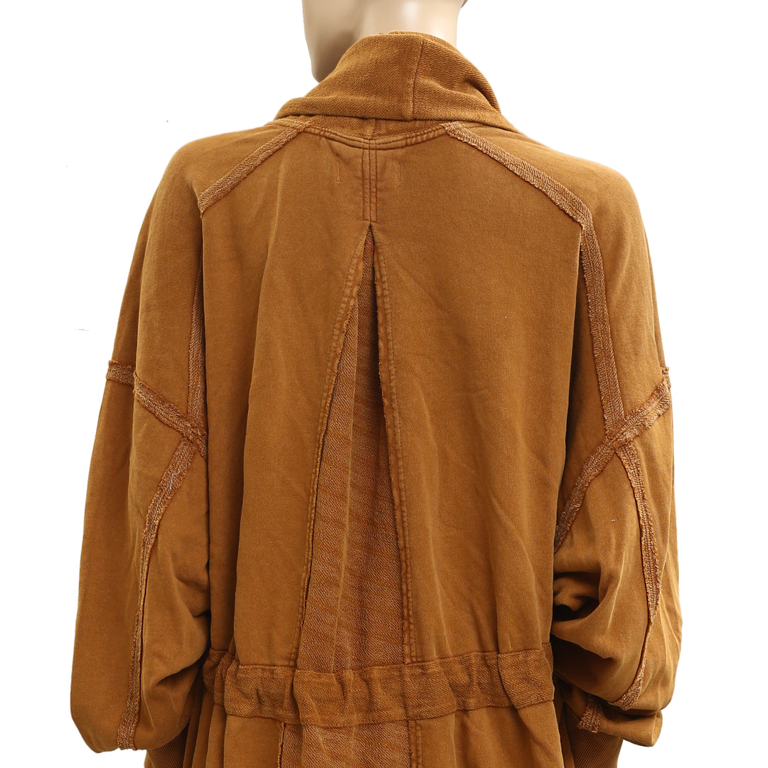 Free People Boothbay Sweatshirt Jacket Cardi Top