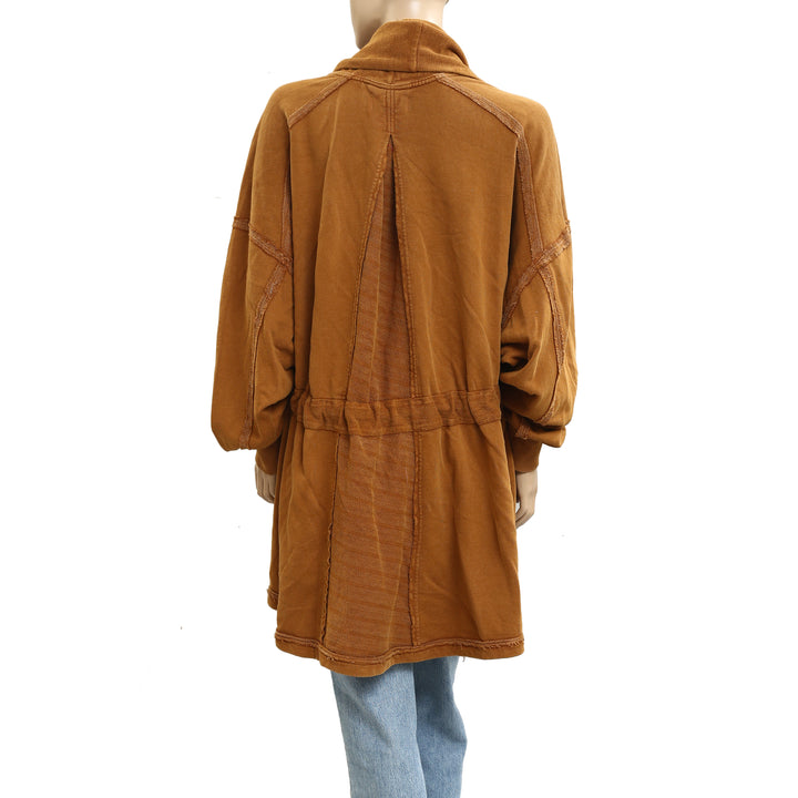 Free People Boothbay Sweatshirt Jacket Cardi Top