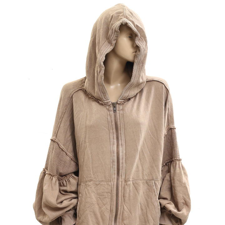 Free People Oversized Ribbed Sweatshirt Top