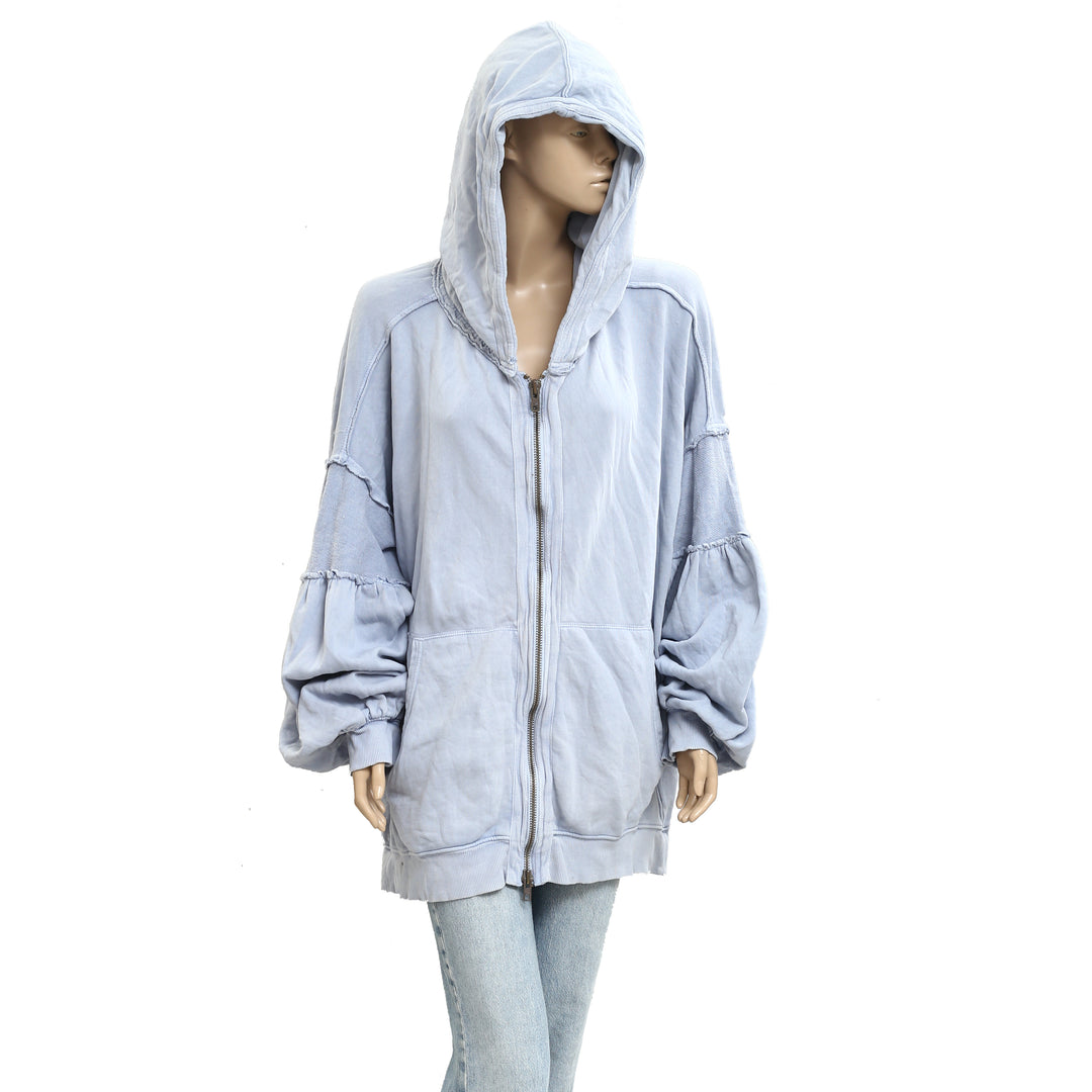 Free People Oversized Ribbed Sweatshirt Top