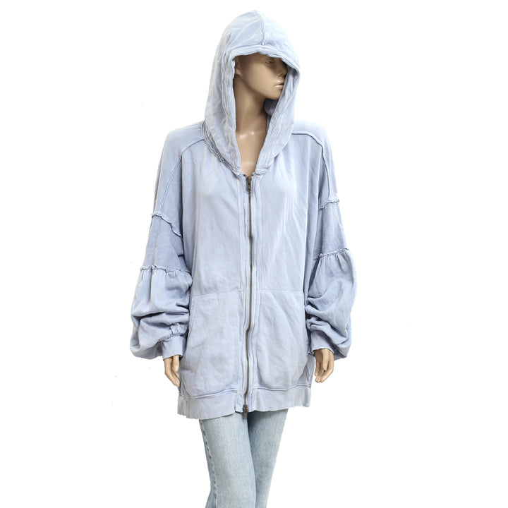 Free People Oversized Ribbed Sweatshirt Top