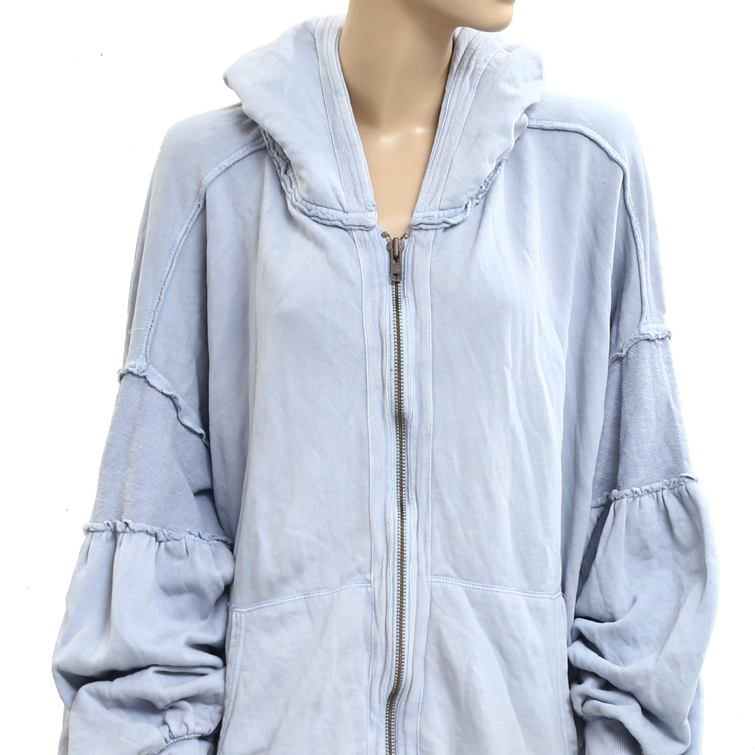 Free People Oversized Ribbed Sweatshirt Top