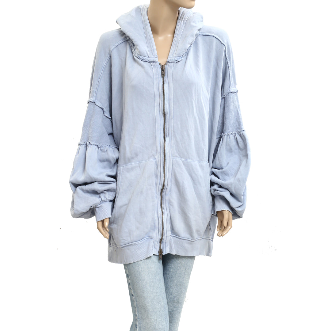 Free People Oversized Ribbed Sweatshirt Top