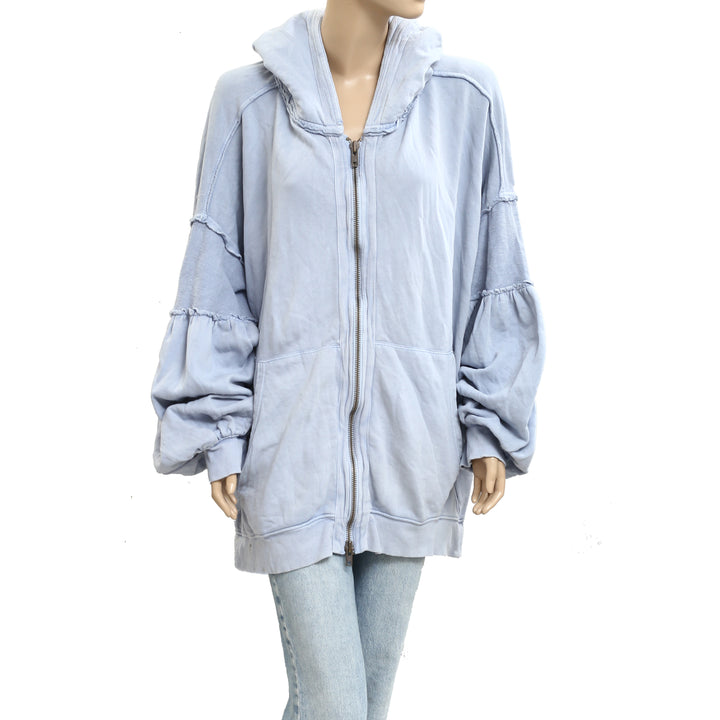 Free People Oversized Ribbed Sweatshirt Top