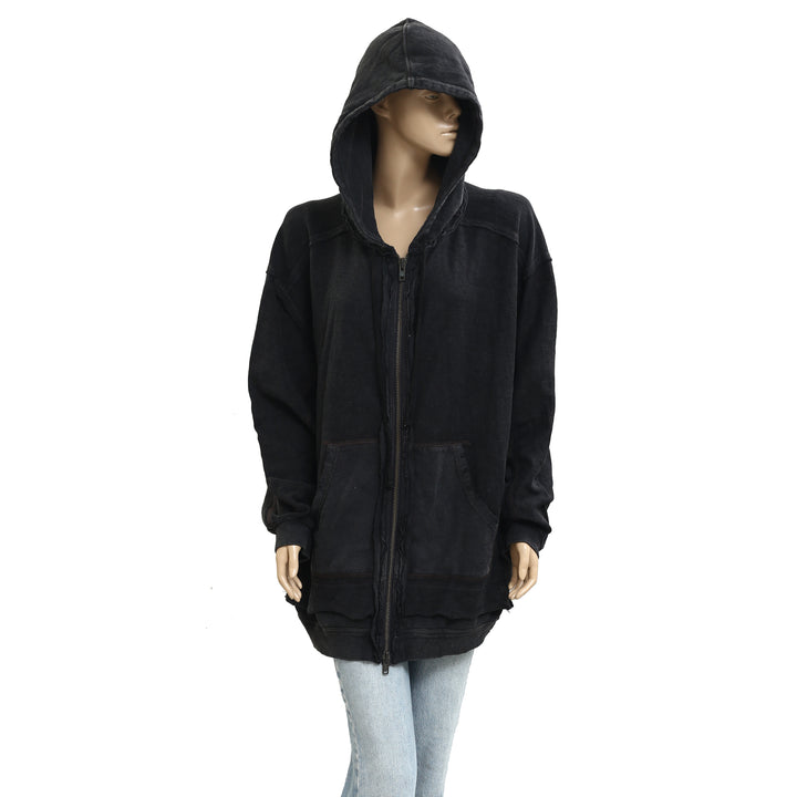 Free People Zip-up Hoodie Jacket Top