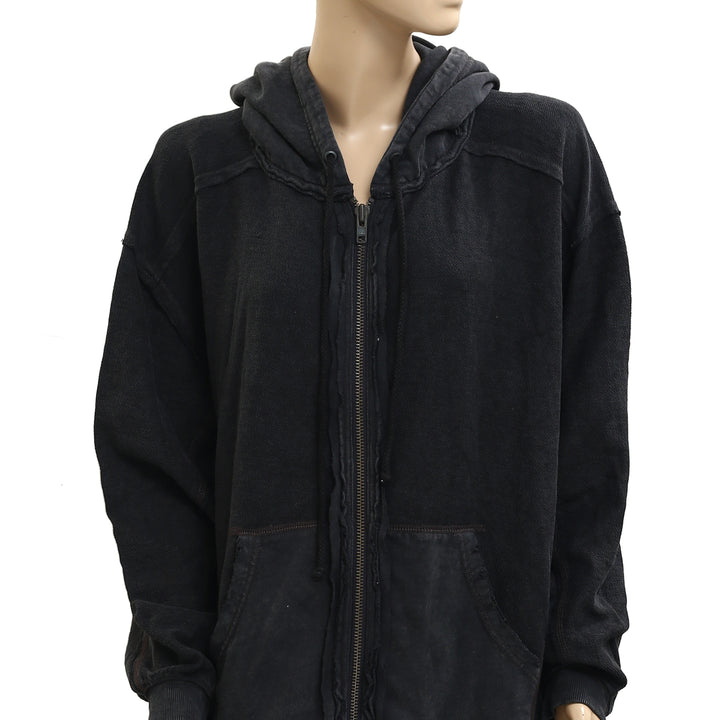Free People Zip-up Hoodie Jacket Top