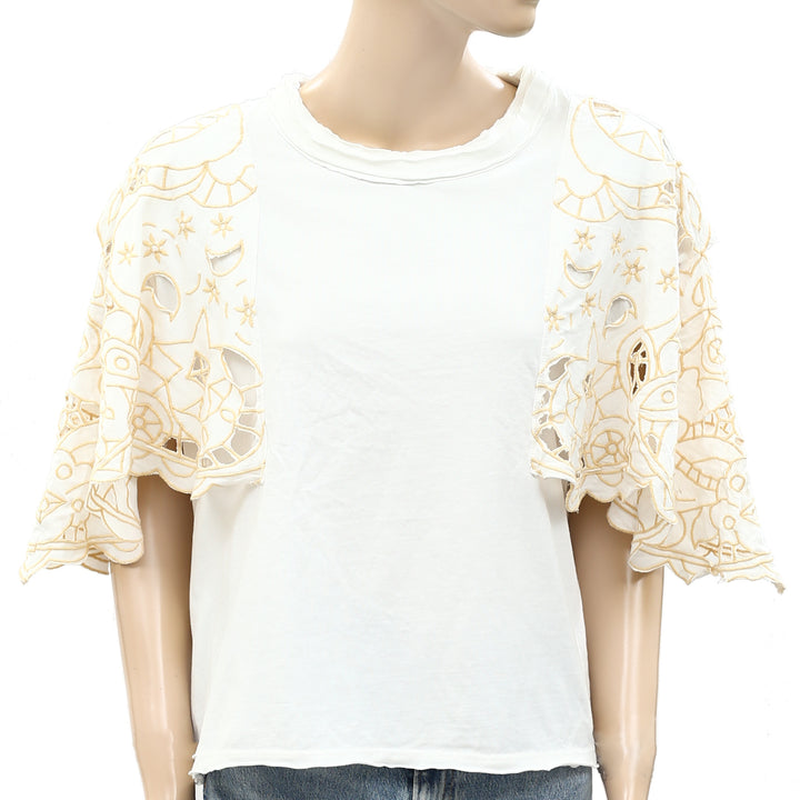 Free People Angel T-Shirt Blouse Top