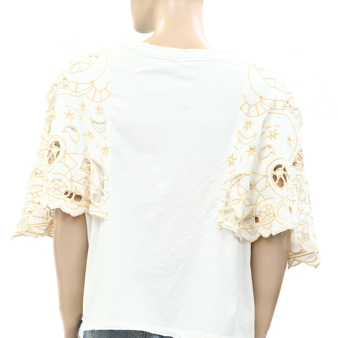 Free People Angel T-Shirt Blouse Top