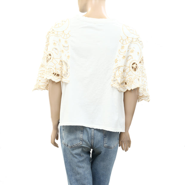 Free People Angel T-Shirt Blouse Top