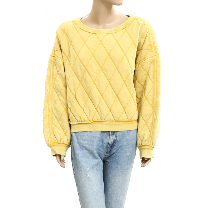 Free People We The Free Mirage Pullover Sweatshirt Top