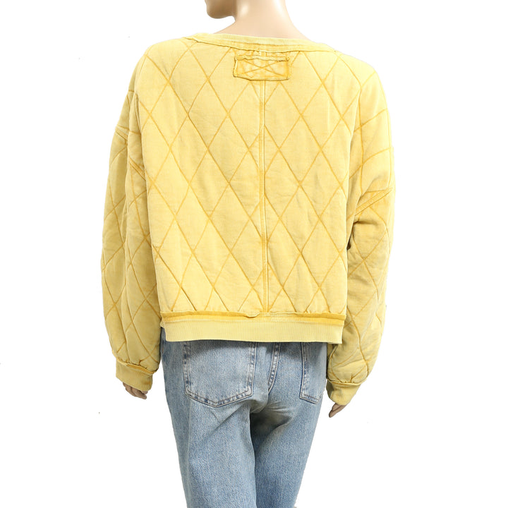 Free People We The Free Mirage Pullover Sweatshirt Top