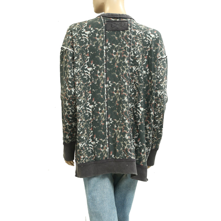 Free People We The Free Aiden Cardigan Jacket Sweatshirt Top