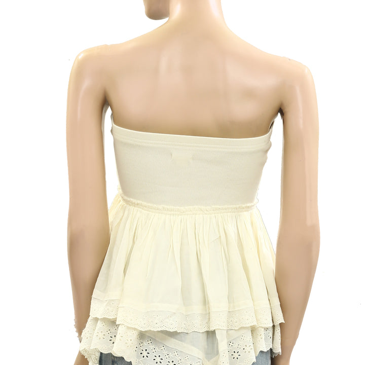 Urban Outfitters Kimchi Blue Fleetwood Tiered Tube Top