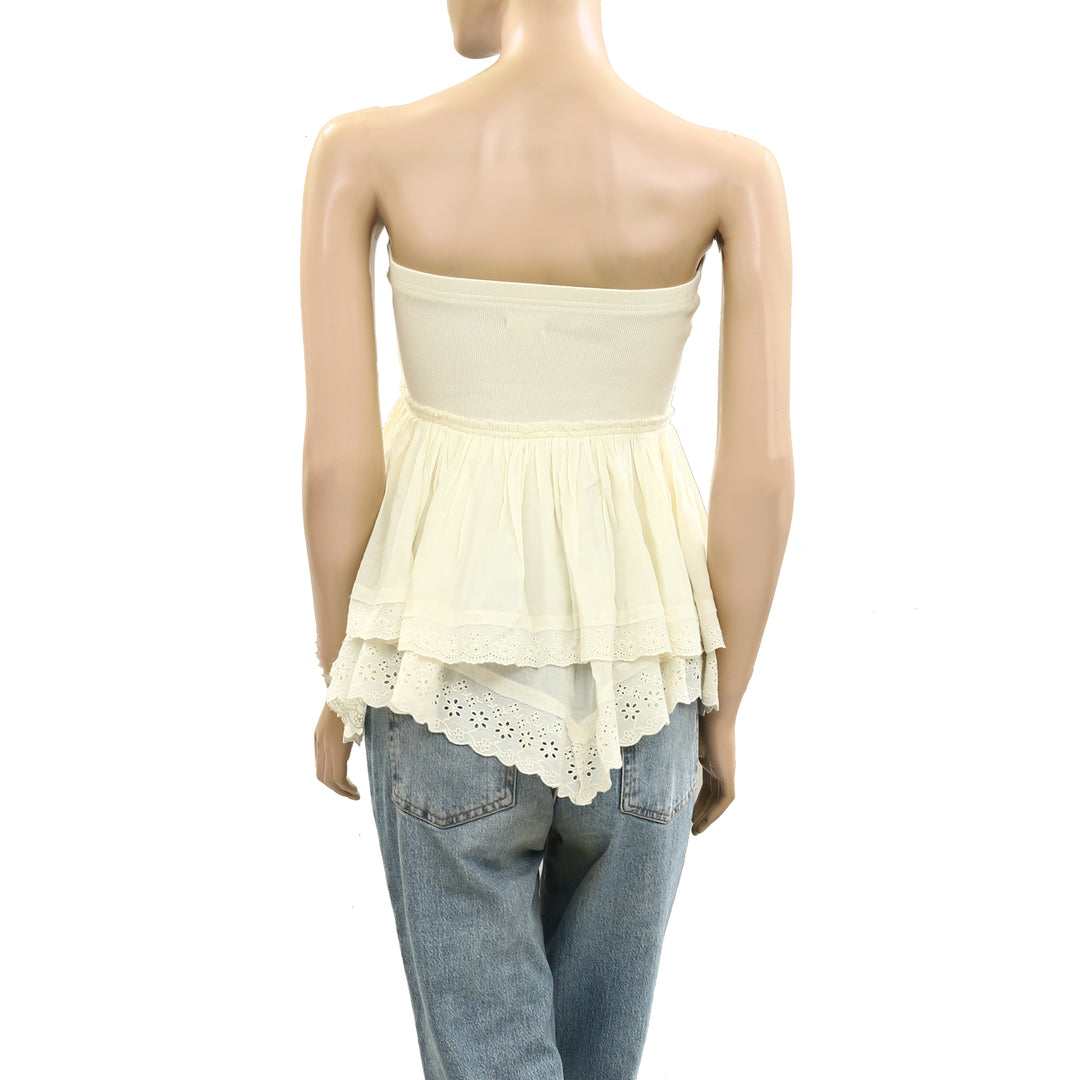 Urban Outfitters Kimchi Blue Fleetwood Tiered Tube Top