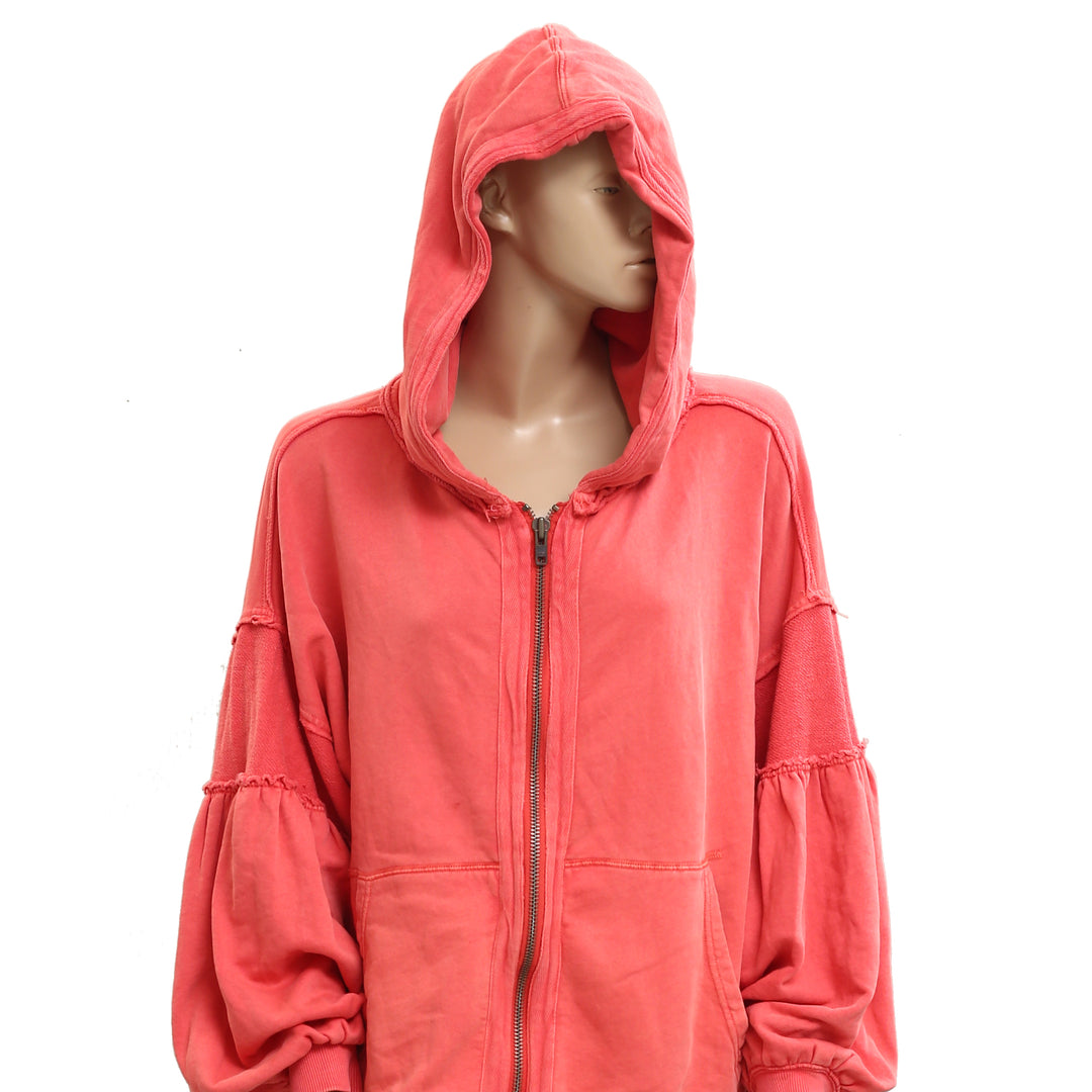 Free People Oversized Ribbed Sweatshirt Top