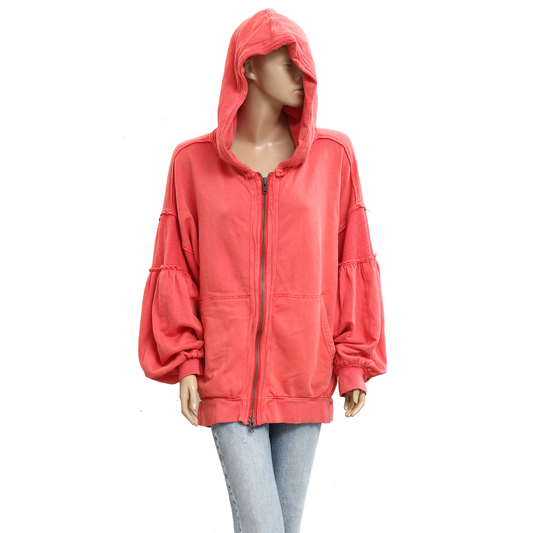 Free People Oversized Ribbed Sweatshirt Top